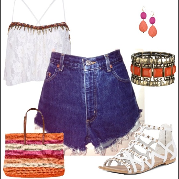 Guess Denim - Guess high waisted shorts, vintage