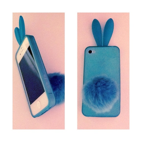 Bunny blue iPhone case 4G/4S