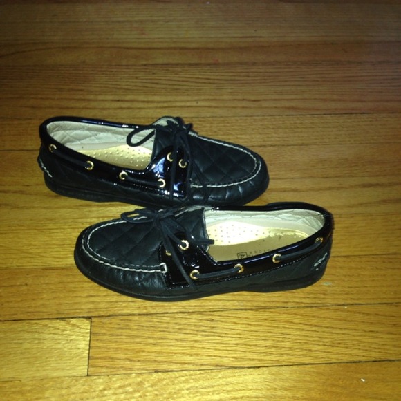 SPERRY TOP-SIDER QUILTED LEATHER BOAT SHOE - Picture 2 of 4