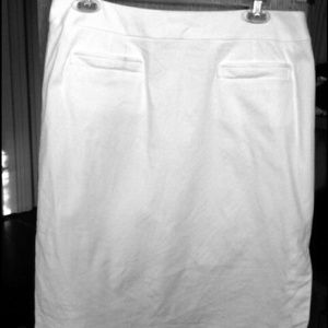 Talbots whit pencil skirt