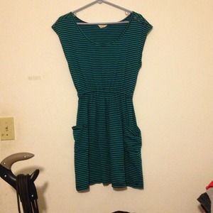 Striped Skater Dress