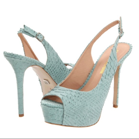 Pour La Victoire Seafoam Blue Platform Sandal - Picture 2 of 3