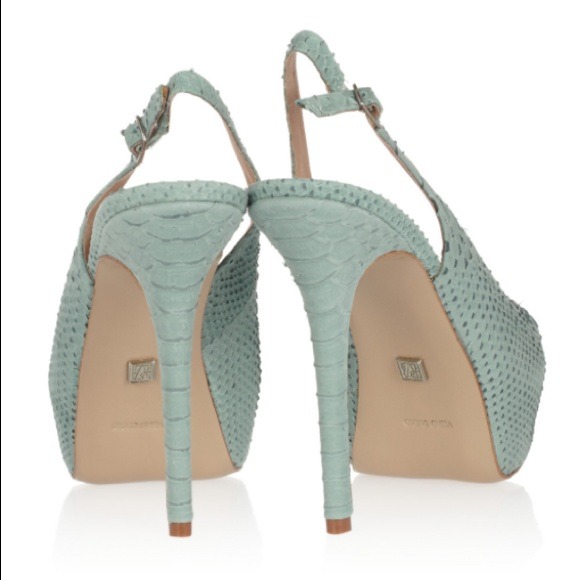 Pour La Victoire Seafoam Blue Platform Sandal - Picture 3 of 3