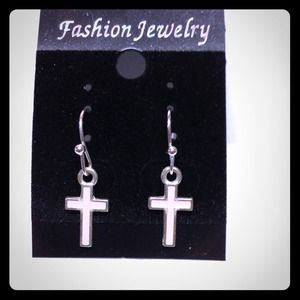 Cross earring.