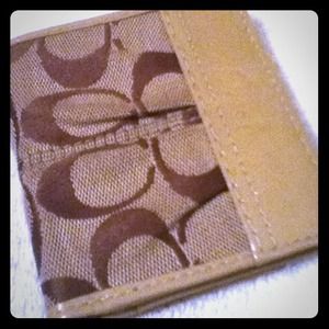 Multicolored Coach Wallet- Lavender interior