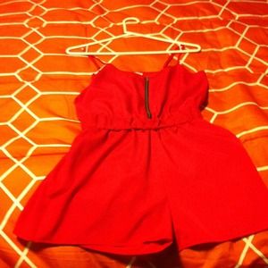Forever 21 Red jump suit