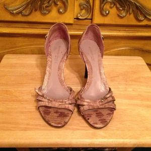 Snakeskin heels