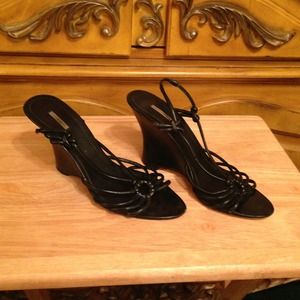 black sandal