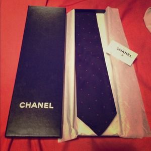 Chanel Men's Tie (Authentic) New w/ Tag & Box