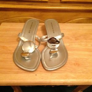 silver sandal
