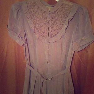 Baby Blue Vintage style summer dress