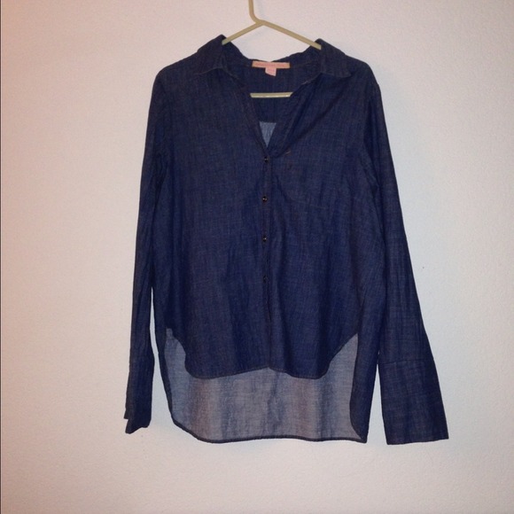 Oversized Denim Shirt