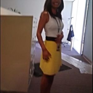 on hold.  Bebe color block dress w/side zipper.