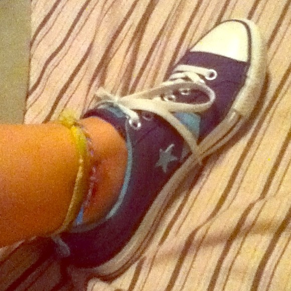 Blue converse