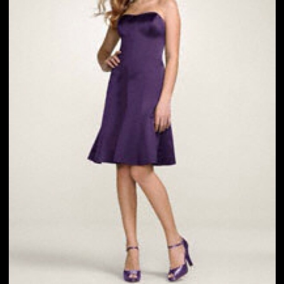 Strapless Satin Dress, Sweetheart Neckline 83259 - Picture 2 of 3