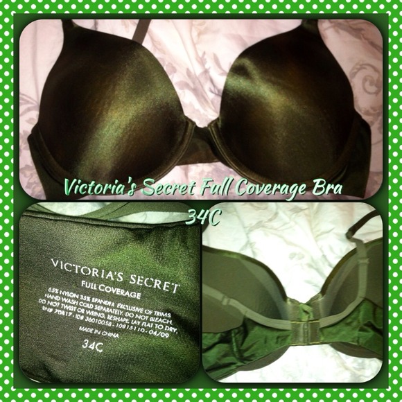 SOLD! Victoria's Secret Full Coverage Bra 34C NWOT