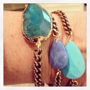 3 stone bracelet from LA designer Janna Connor