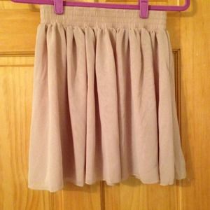 American Apparel Shirred Waist Skirt