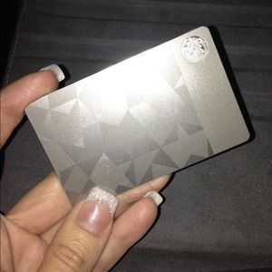 Stainless steel Starbucks card. Only 5000 made.