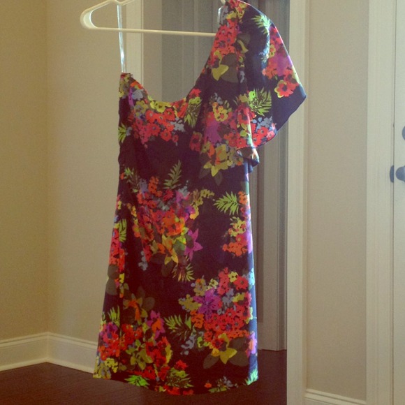 Black and Multicolor Flower Sundress!