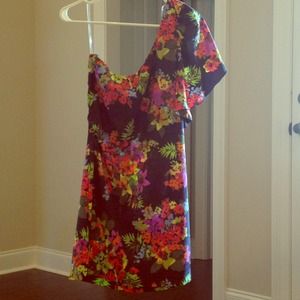 Black and Multicolor Flower Sundress!