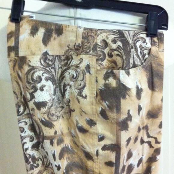 ESCADA animal print pants Sz 44 - Picture 1 of 4