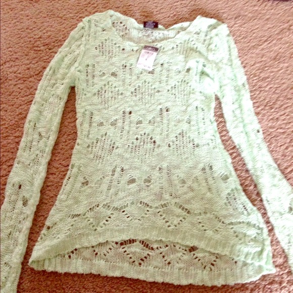 Mint green sweater