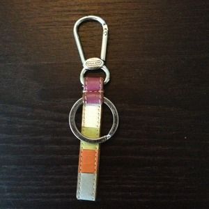 Authentic coach keychain