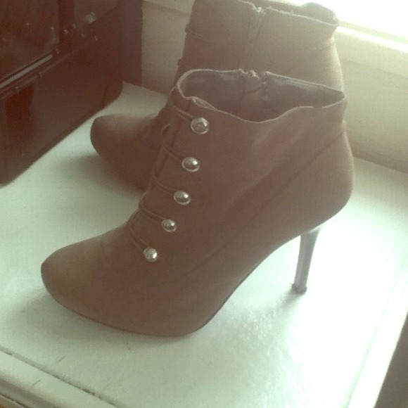 High heel ankle boots