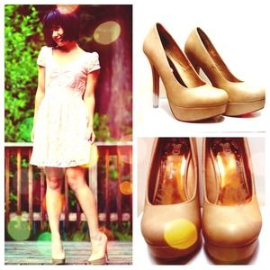 💥SOLD!💥 Nude Court Heels - never worn