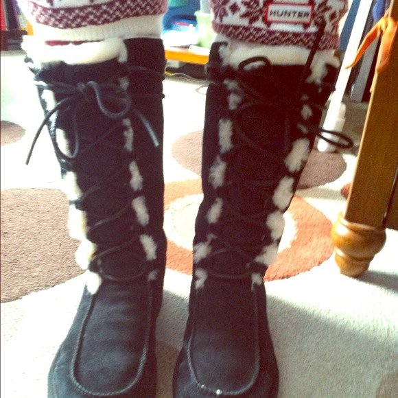 LACE UP UGG BOOTS!