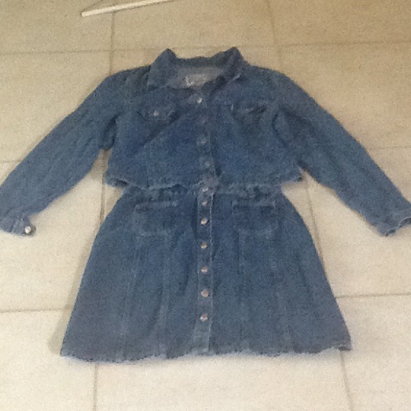 Lightweight Salcito Denim jacket and skirt