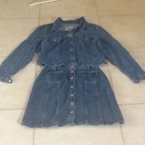 Lightweight Salcito Denim jacket and skirt