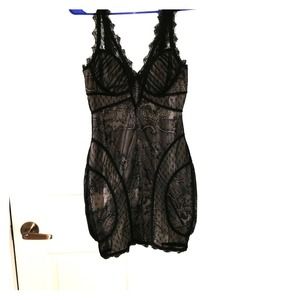 Bebe black Lace Dress As Seen on RHOBH Size M