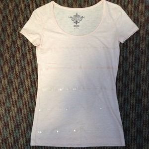Light pink Tommy Hilfiger sequin top