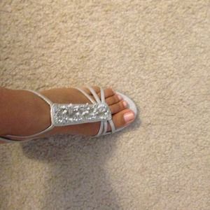 Sandals worn for wedding