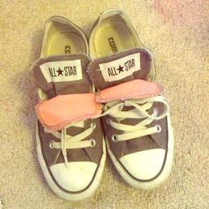 Pink and grey chucks