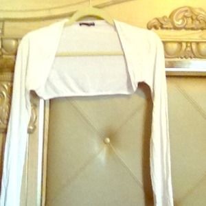 White Italian crop sweater