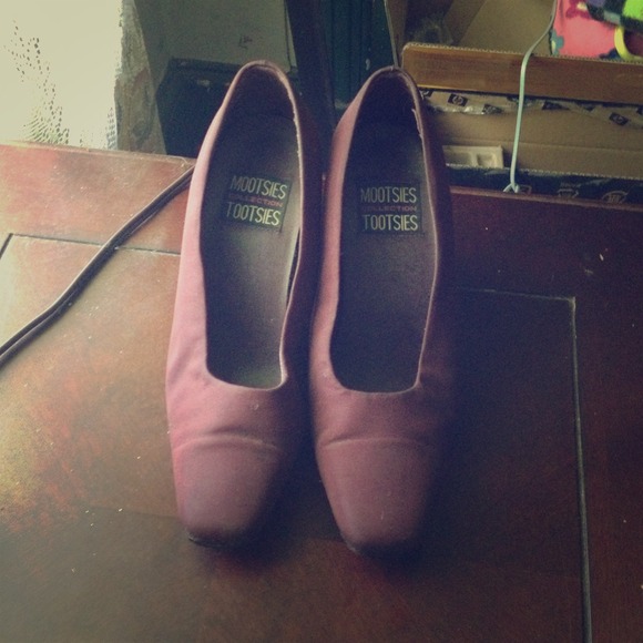 Maroon heels