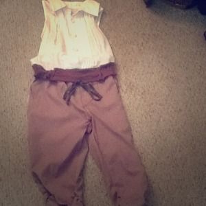 Button down jumpsuit