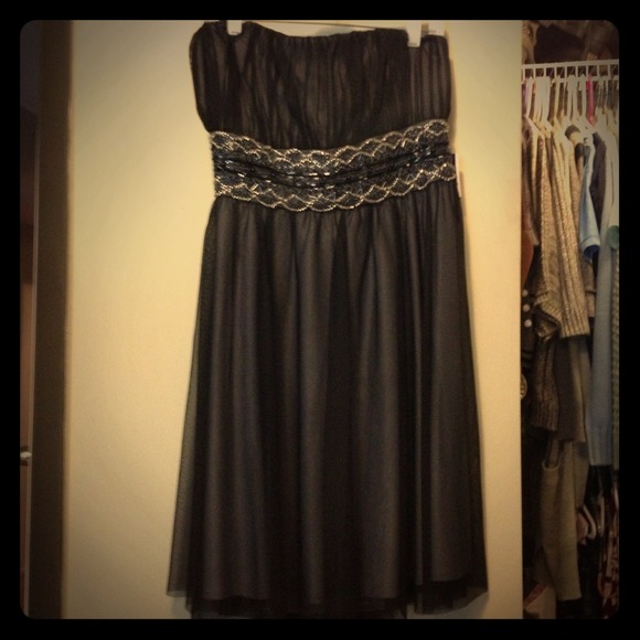 Black cocktail/bridesmaid/prom dress