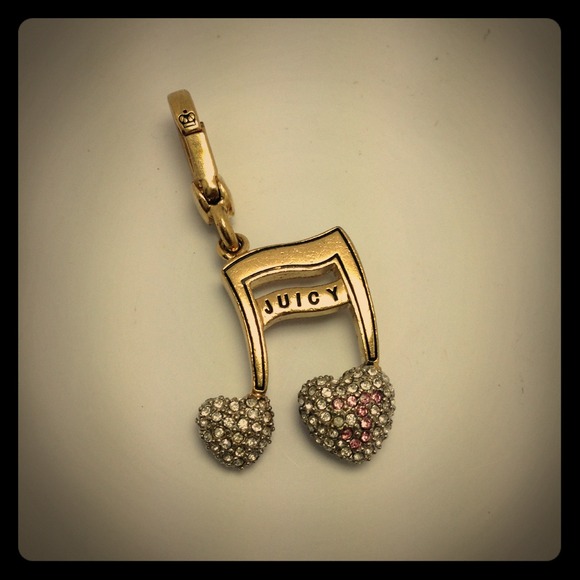 AUTH. Juicy Couture music note charm