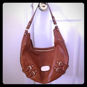 Michael Kors brown hobo bag