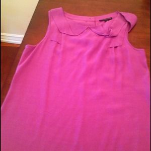 Sleeveless purple orchid top