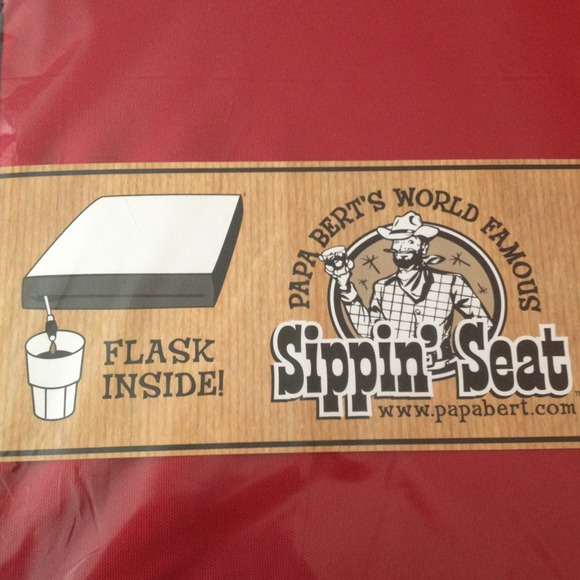 Seat with internal flask