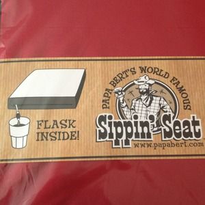 Seat with internal flask