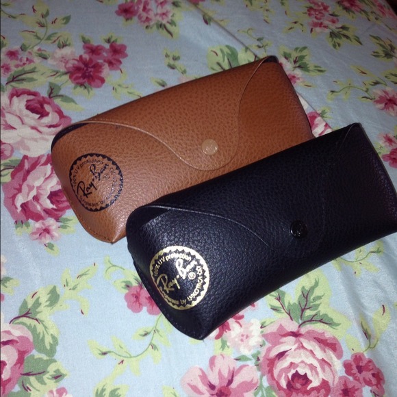 2 Ray Ban sunglass case ; Brand New Condition*