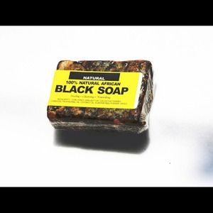 Natural 5oz Bar African Black Soap