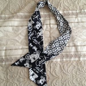 Coach hair scarf