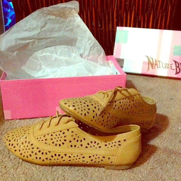 Tan Suede Oxfords